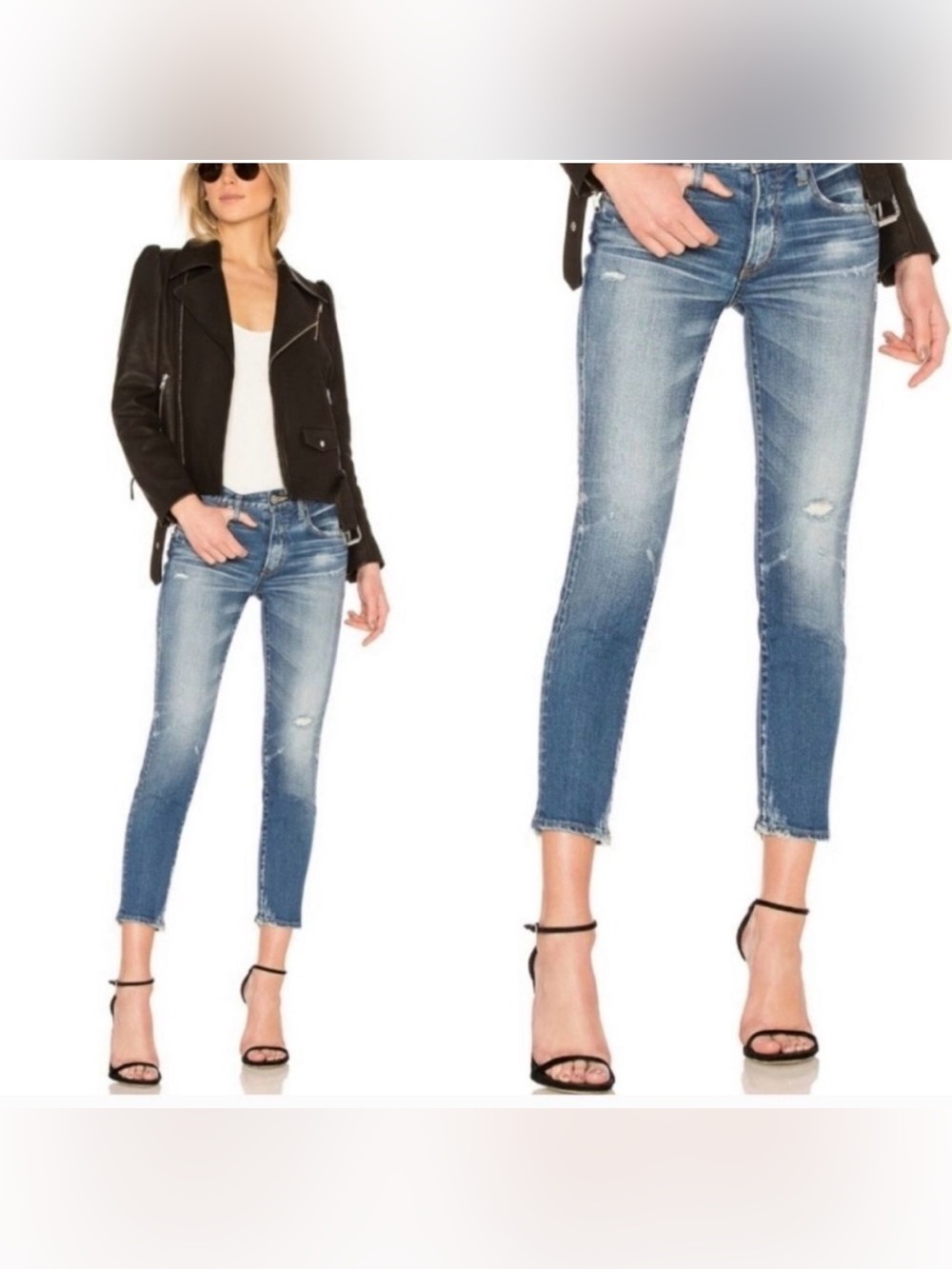 Moussy Vintage Saab Velma Skinny Ankle Women's Jeans Size 25 EUC